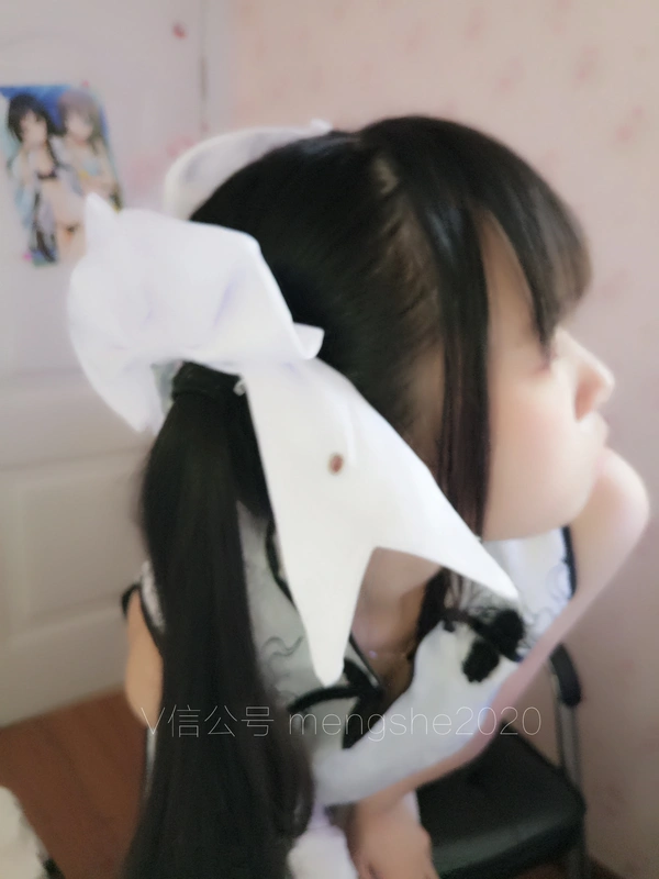 中秋典藏：囧妹开叉旗袍 白丝 - 双马尾少女赛高酱